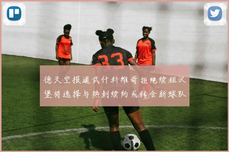 德天空报道武什科维奇拒绝续租汉堡将选择与热刺续约或转会新球队